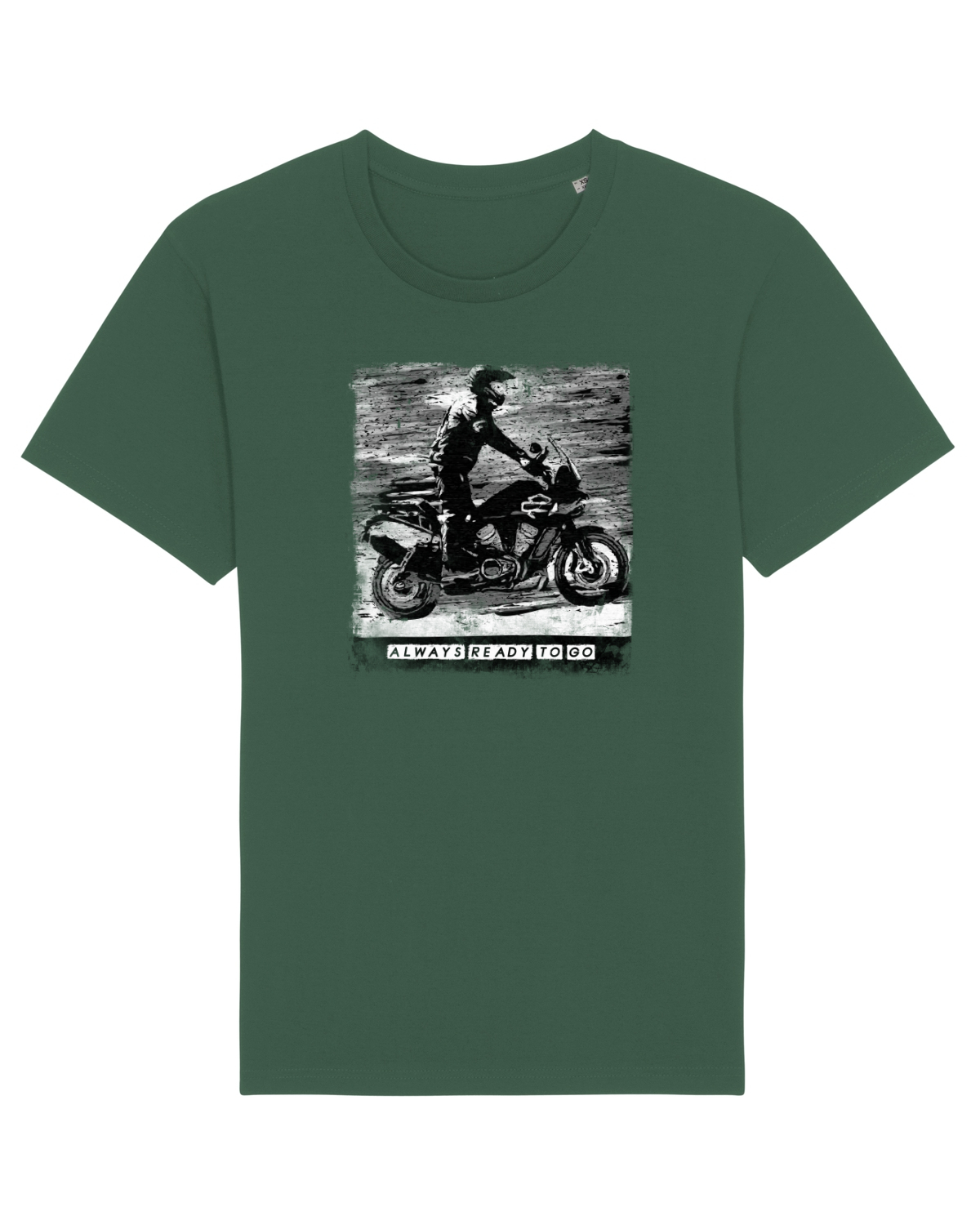 Tricou mânecă scurtă Unisex Rocker Bottle Green