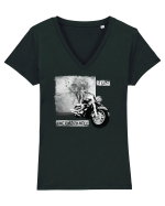 the road to hell Tricou mânecă scurtă guler V Damă Evoker