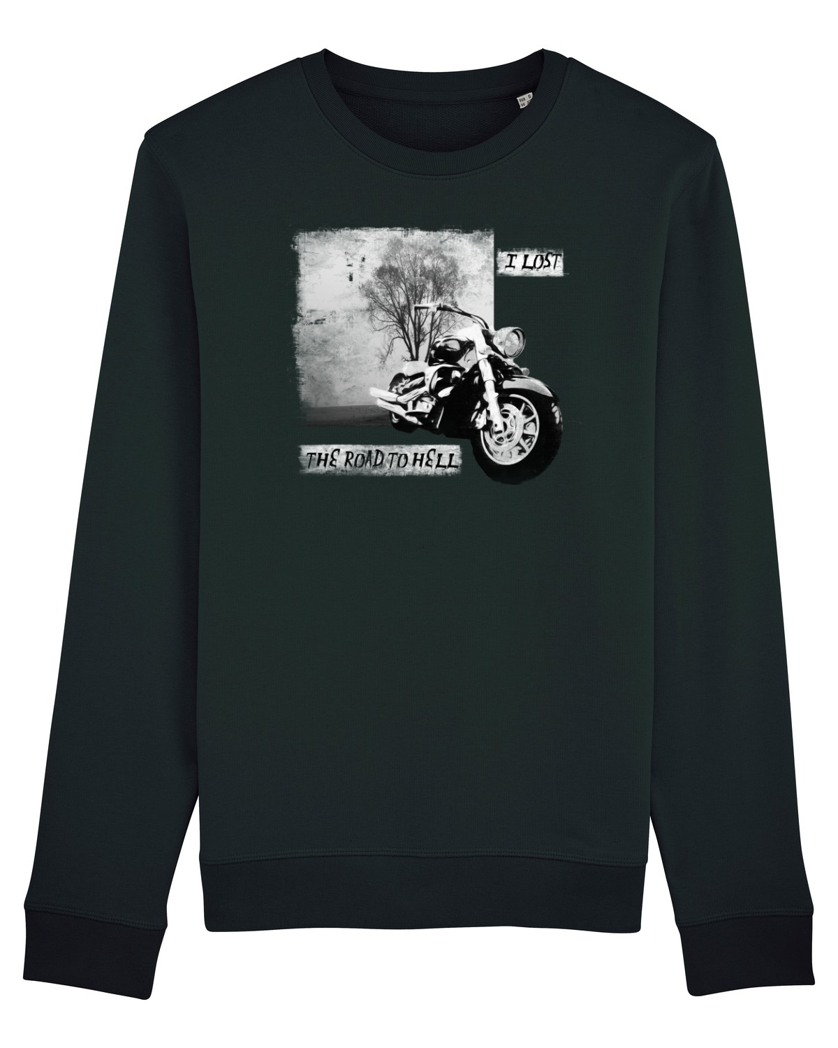 Bluză mânecă lungă Unisex Rise Black