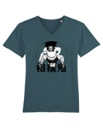 Sumo Oni Tricou mânecă scurtă guler V Bărbat Presenter