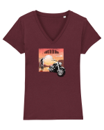 LOST IN PARADIsE Tricou mânecă scurtă guler V Damă Evoker