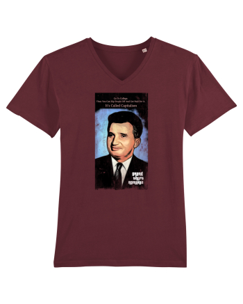 nicolae ceausescu Burgundy