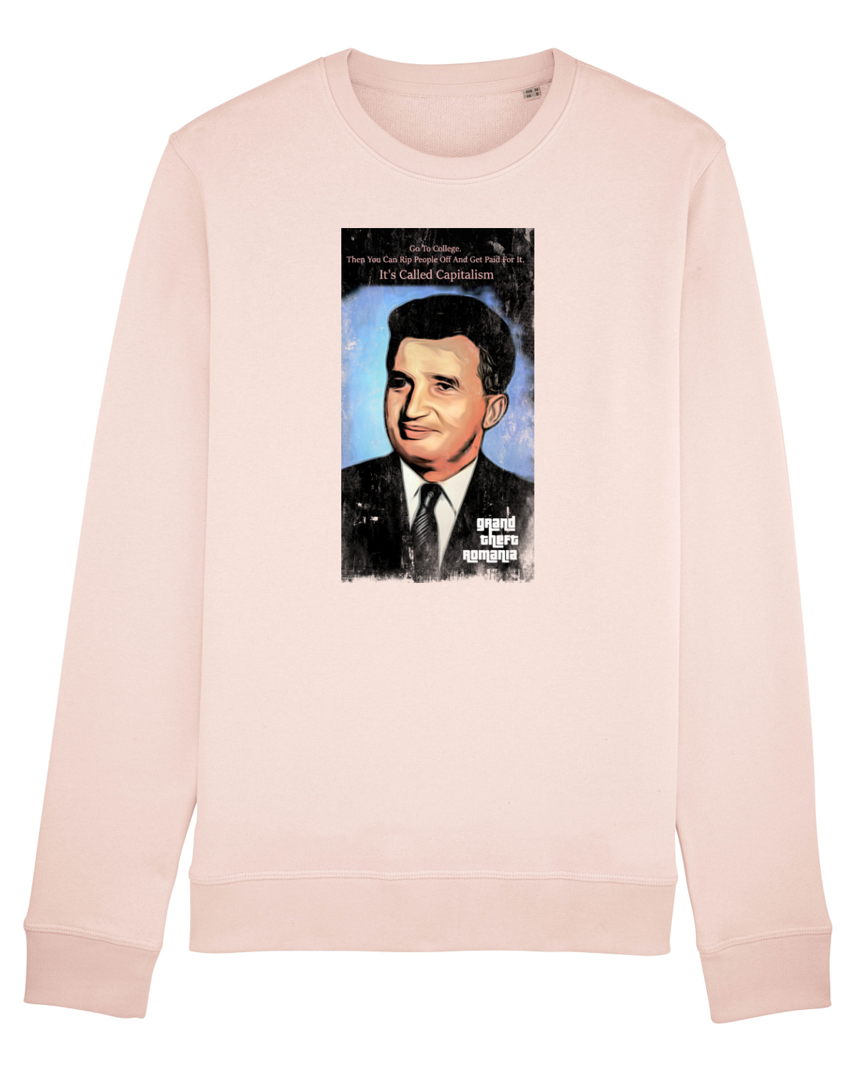 Bluză mânecă lungă Unisex Rise Candy Pink