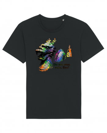 Swimming Dragon Black