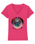 XX Judgement Tricou mânecă scurtă guler V Damă Evoker