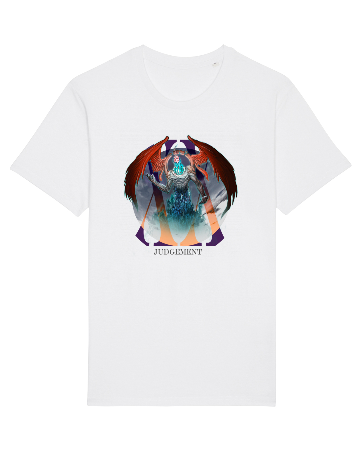 Tricou mânecă scurtă Unisex Rocker White