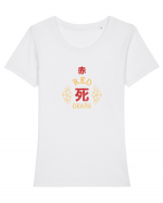 Red Death Tricou mânecă scurtă guler larg fitted Damă Expresser