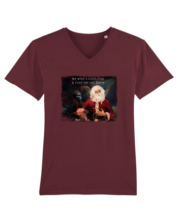 santa claus wishes Burgundy