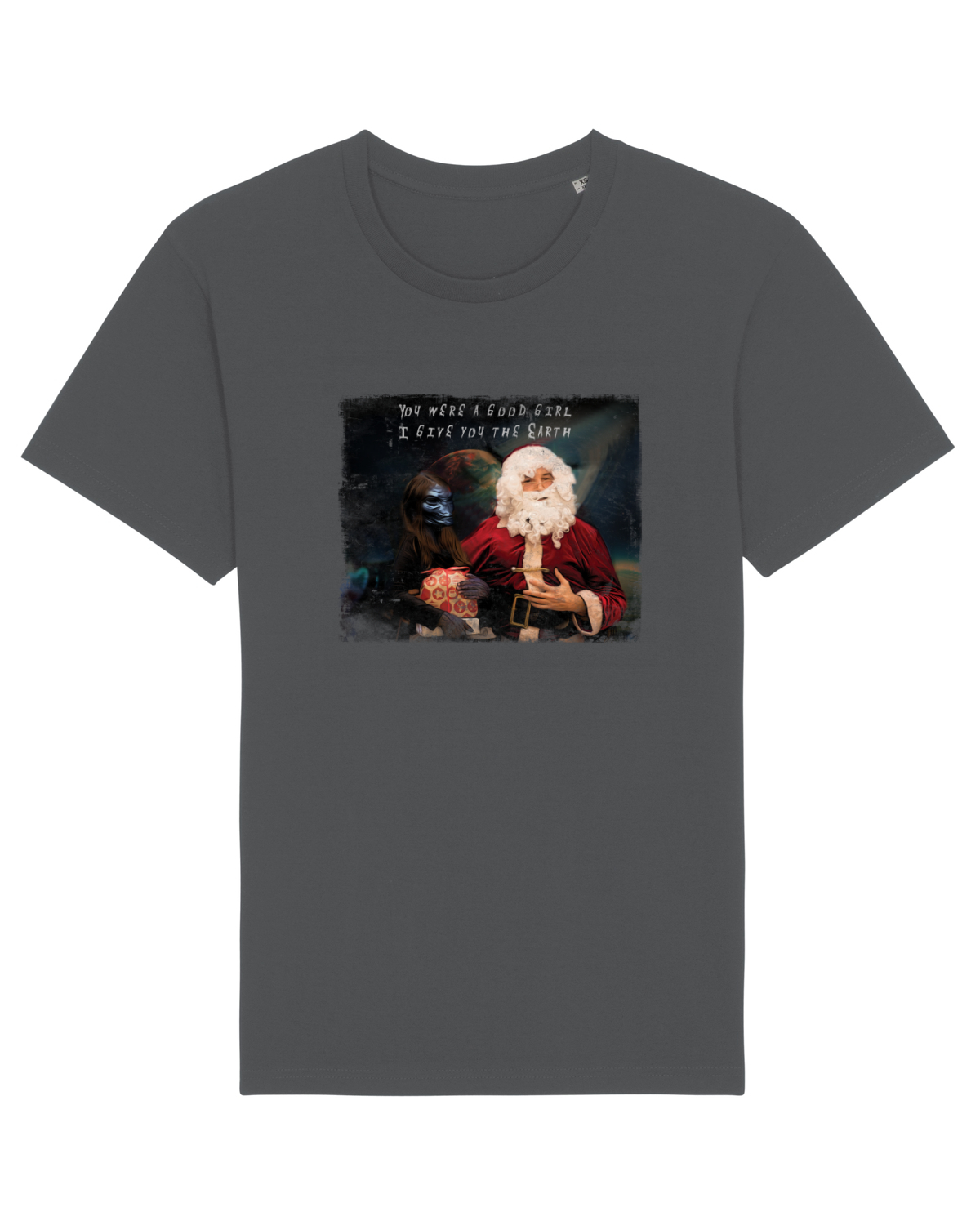 Tricou mânecă scurtă Unisex Rocker Anthracite