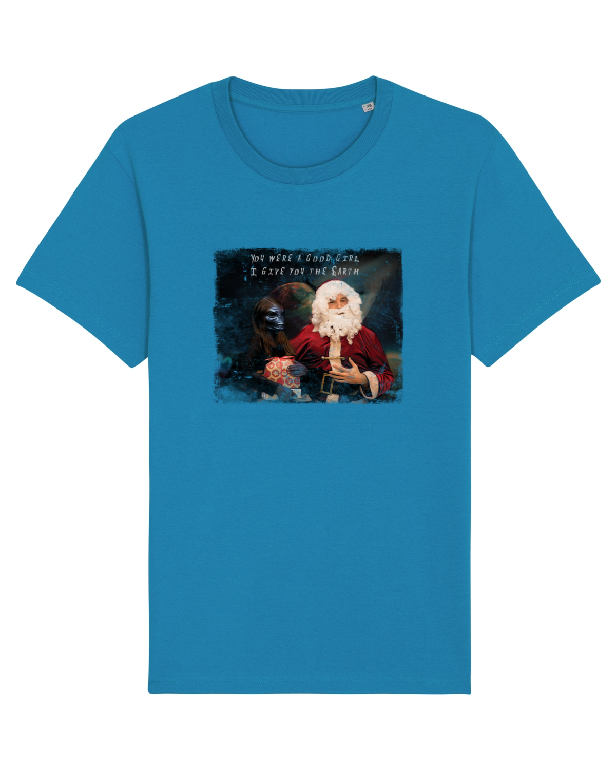 Tricou mânecă scurtă Unisex Rocker Azur