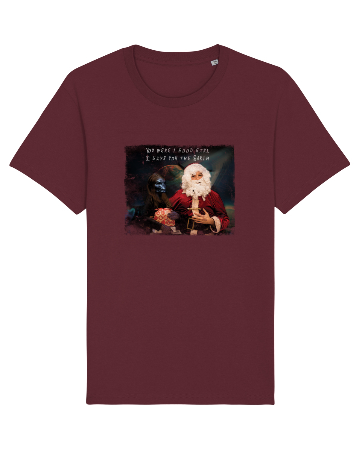 Tricou mânecă scurtă Unisex Rocker Burgundy