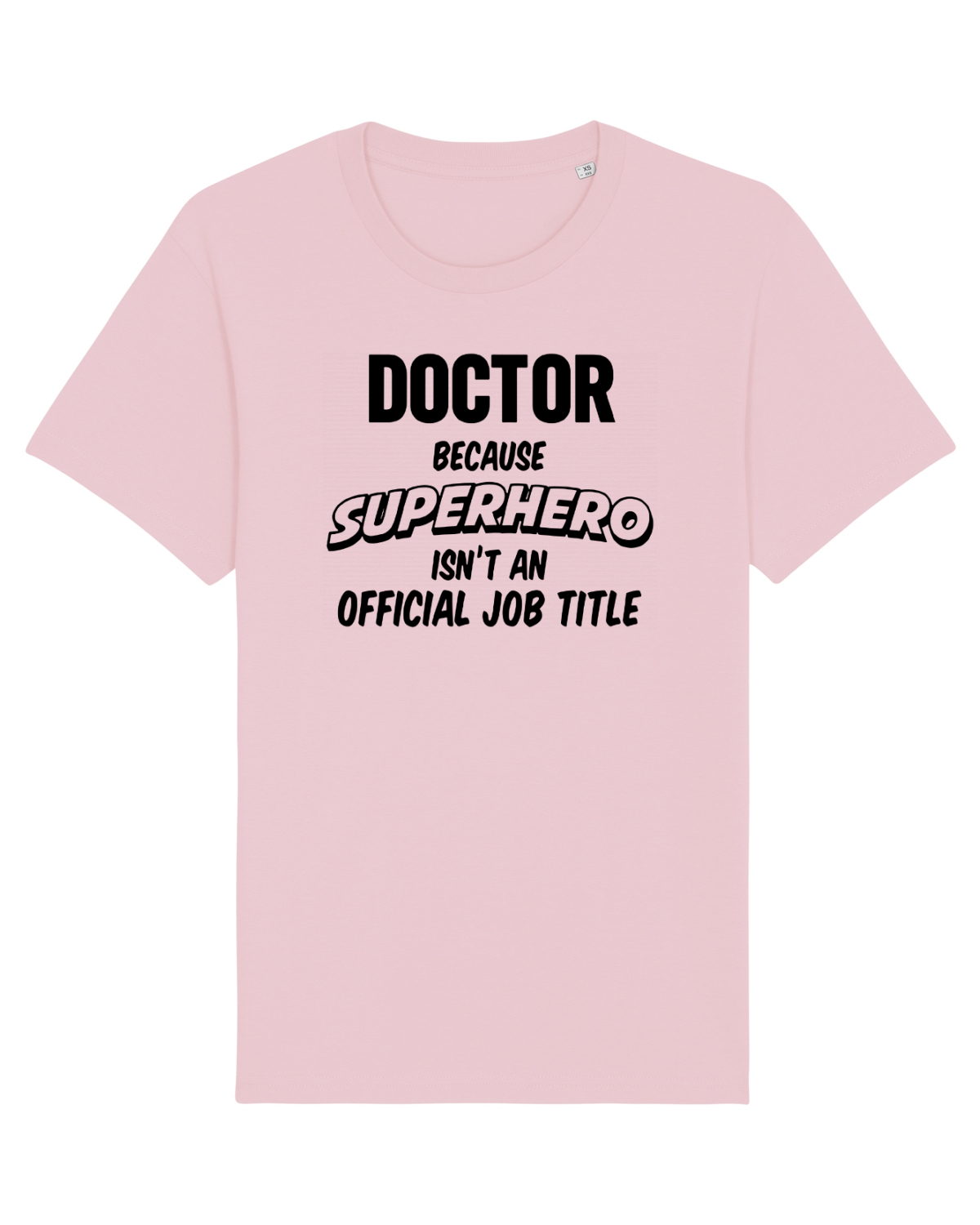 Tricou mânecă scurtă Unisex Rocker Cotton Pink