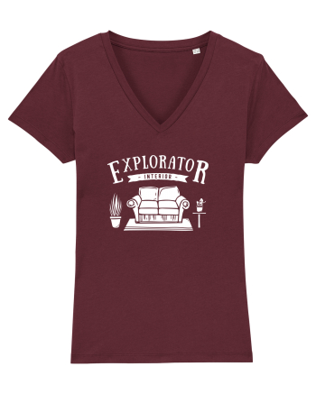 Explorator Interior  Burgundy