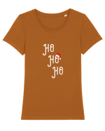 Ho, Ho, Ho Tricou mânecă scurtă guler larg fitted Damă Expresser
