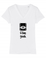 Film Geek Tricou mânecă scurtă guler V Damă Evoker