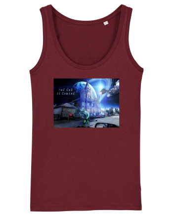 the end is coming T-Shirt Burgundy