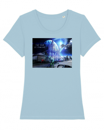 the end is coming T-Shirt Sky Blue