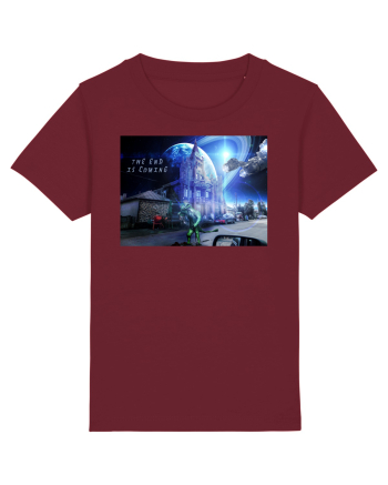 the end is coming T-Shirt Burgundy