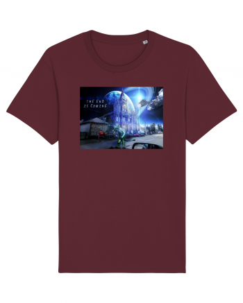 the end is coming T-Shirt Burgundy