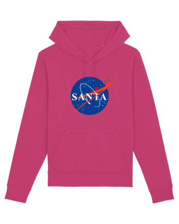 NASA Logo with SANTA claus sleigh and rockets Raspberry