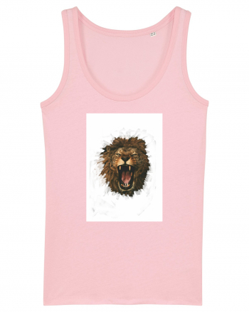 Furious lion Cotton Pink