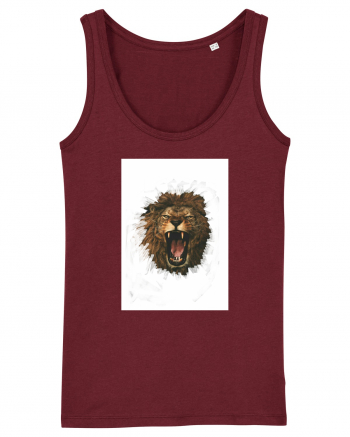 Furious lion Burgundy