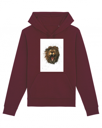 Furious lion Burgundy