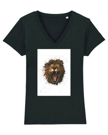 Furious lion Black