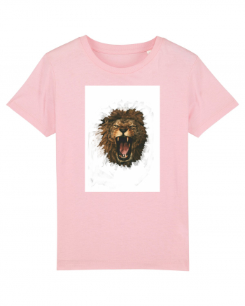 Furious lion Cotton Pink