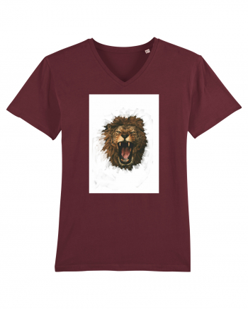 Furious lion Burgundy