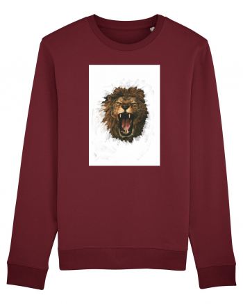 Furious lion Burgundy