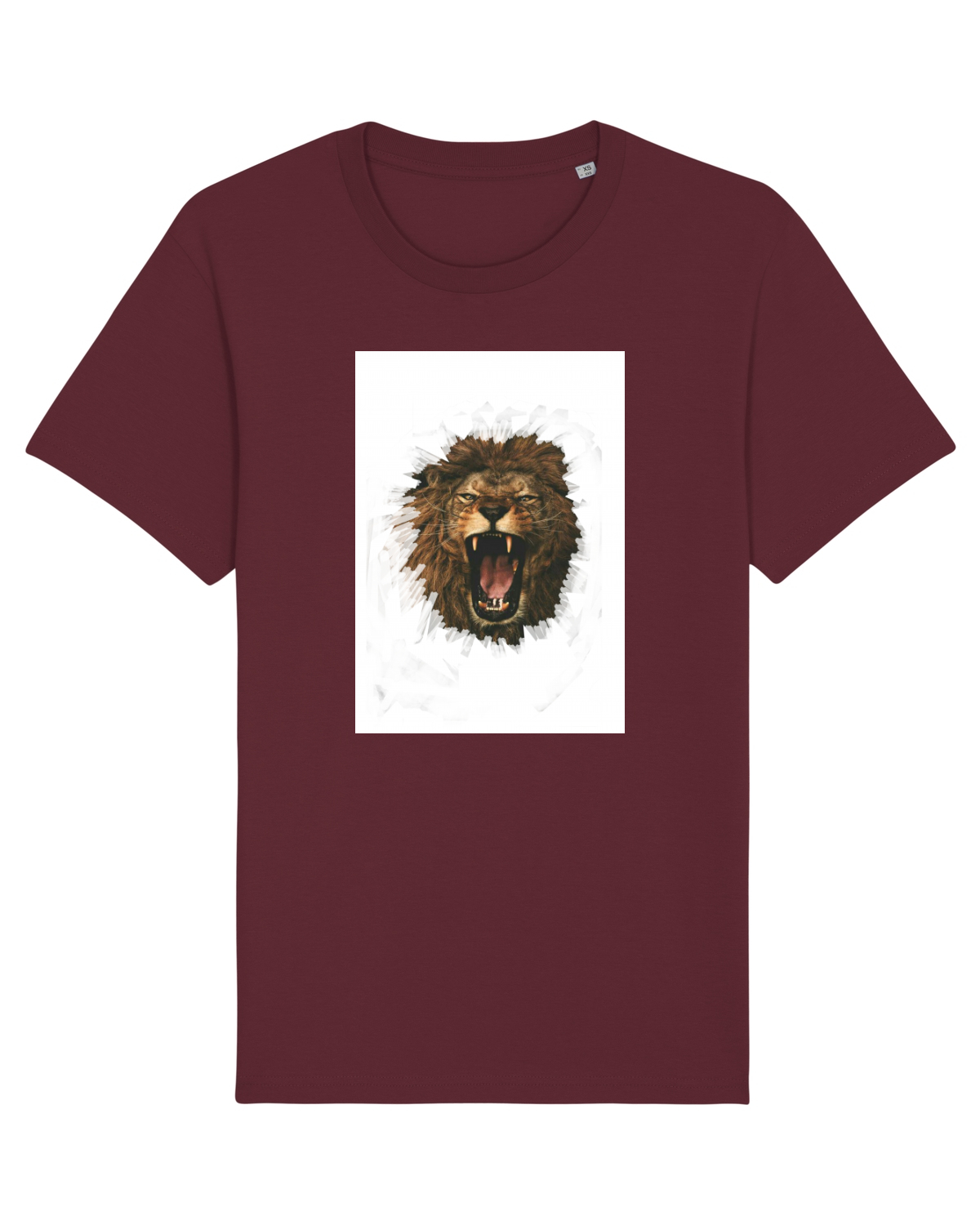 Tricou mânecă scurtă Unisex Rocker Burgundy