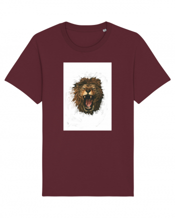 Furious lion Burgundy