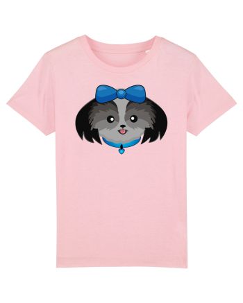 Cute dog  Cotton Pink
