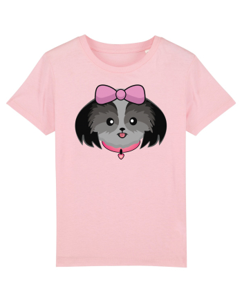 Cute dog  Cotton Pink