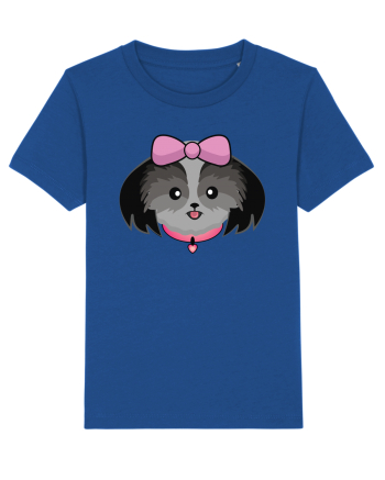 Cute dog  Majorelle Blue