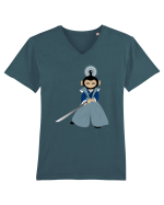 Samurai  Tricou mânecă scurtă guler V Bărbat Presenter
