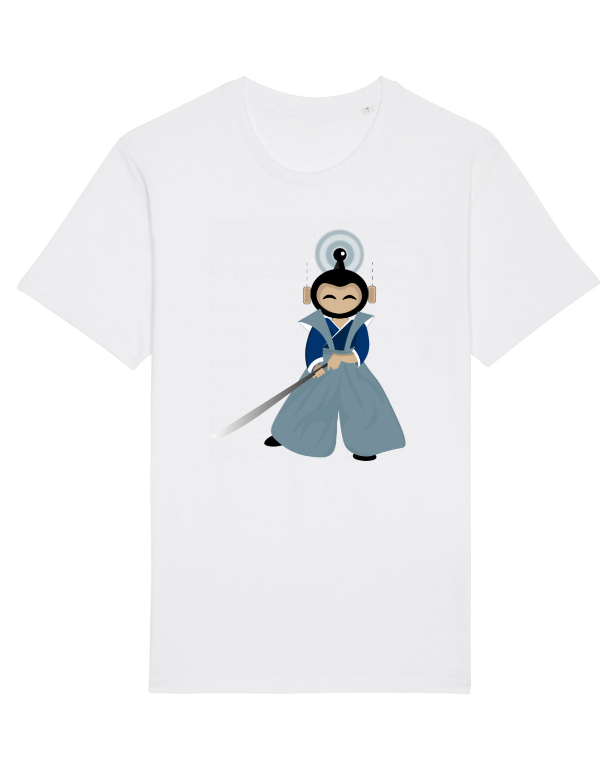Tricou mânecă scurtă Unisex Rocker White