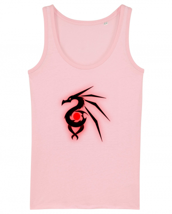 Black Evil Dragon  Cotton Pink