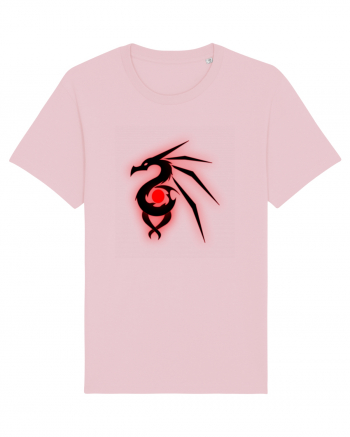 Black Evil Dragon  Cotton Pink