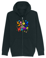 Stay Home Hanorac cu fermoar Unisex Connector