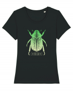 What does beetle think right now? Tricou mânecă scurtă guler larg fitted Damă Expresser
