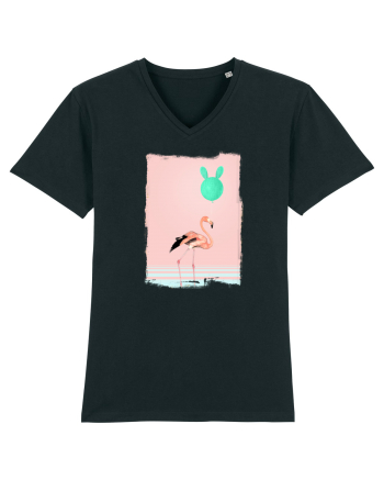 Flamingo Roz și Balonul Cactus  Black