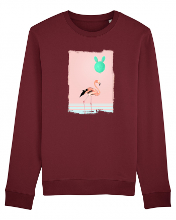 Flamingo Roz și Balonul Cactus  Burgundy