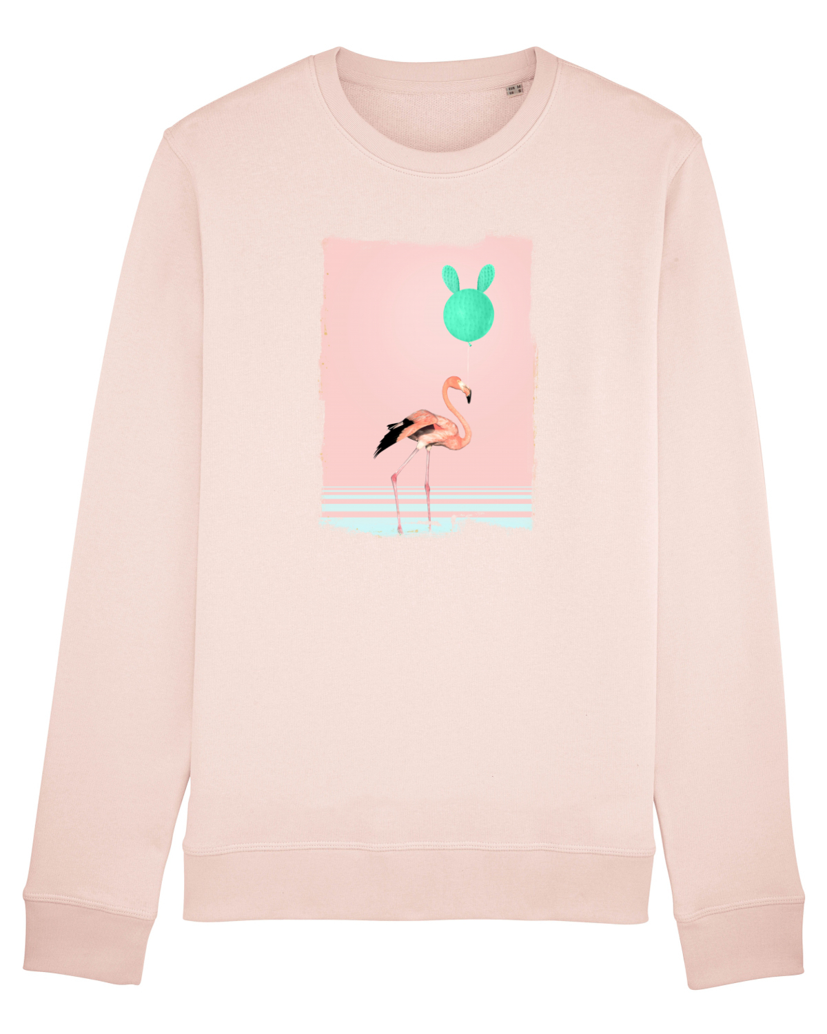 Bluză mânecă lungă Unisex Rise Candy Pink