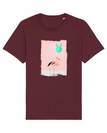 Flamingo Roz și Balonul Cactus  Burgundy