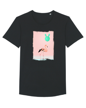 Flamingo Roz și Balonul Cactus  Black