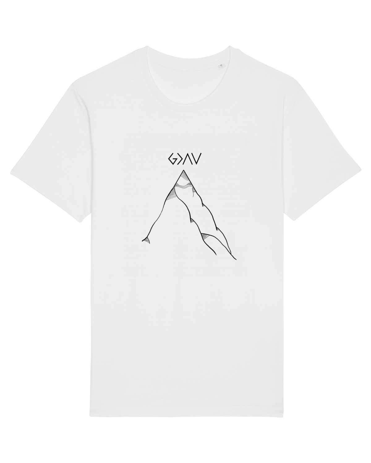 Tricou mânecă scurtă Unisex Rocker White