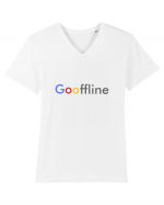 Google este offline? Tricou mânecă scurtă guler V Bărbat Presenter