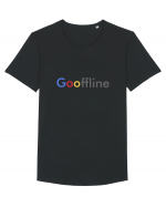 Google este offline? Tricou mânecă scurtă guler larg Bărbat Skater